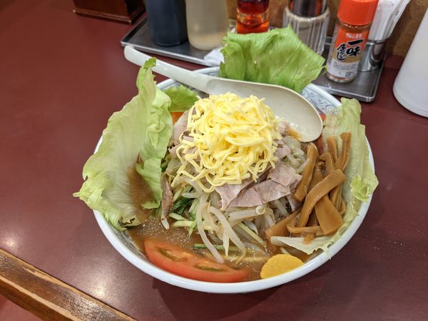 「冷やし中華」@麺工房 男爵 市川本店の写真