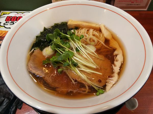 「中華そば　醤油　※クーポンで５００円」@麺処72の写真