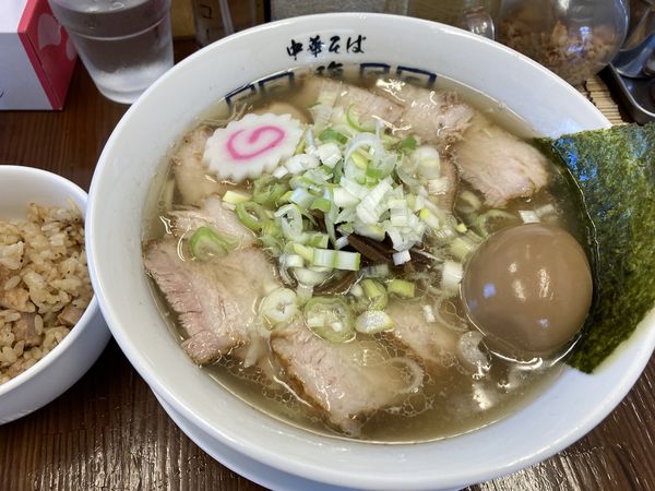 「肉そば＋味玉」@中華そば 馥の写真