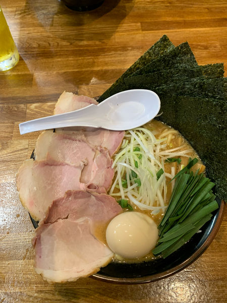 「豚骨味噌らあめんスペシャル　生ニラ」@豚骨らあめん専門店 とんこつ家ZUNの写真