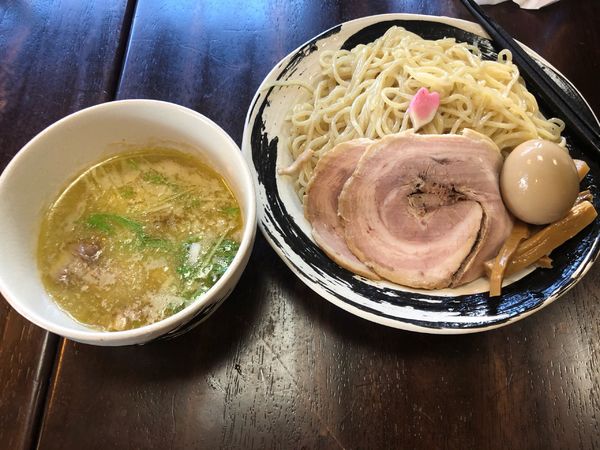 「特製鶏白湯つけ麺　大盛1250円」@麺処 丹治の写真