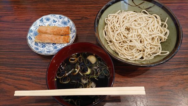 「あつもり(そば)+ソーセージ天:90円=390円」@雪国の写真