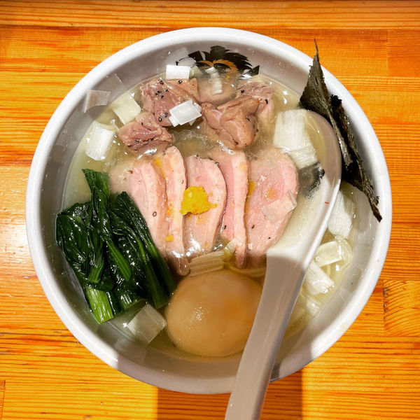 「特製鴨中華そば」@満鶏軒の写真