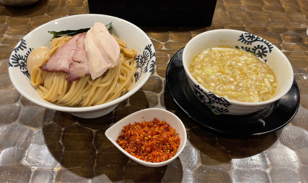 「特級辛つけ蕎麦」@特級鶏蕎麦 龍介の写真