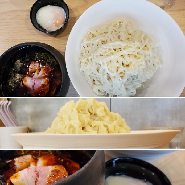 「裏の名無しメニュー　辣油のつけ麺(仮称)」@らーめんMAIKAGURAの写真