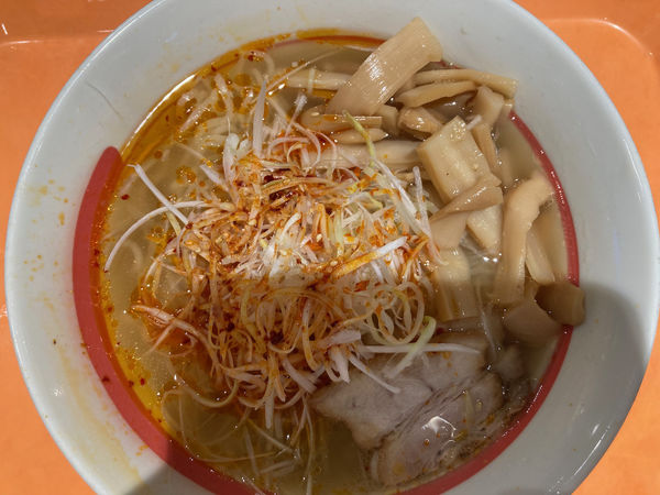 「ねぎラーメン塩 540円（メンマ+110円）」@幸楽苑 ジョイフル本田ニューポートひたちなか店の写真