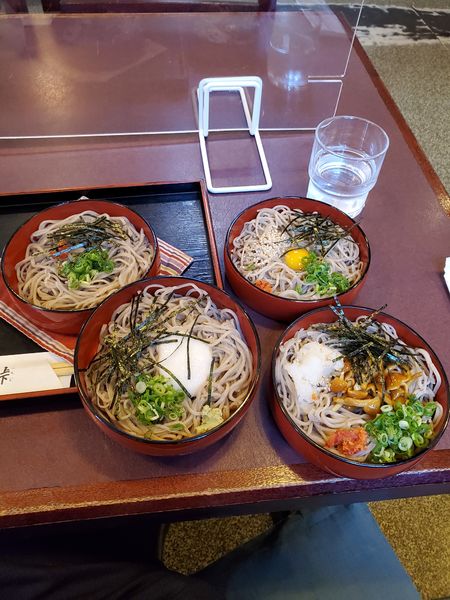 「出雲そば名物　割子四代そば」@手打そば 越峠の写真