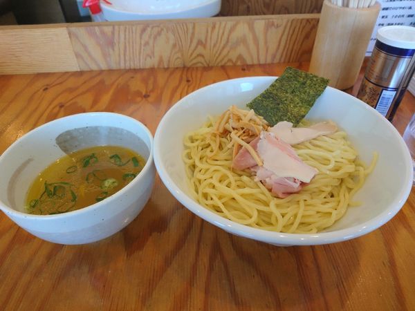 「鶏塩つけめん」@麺屋くおん 上里店の写真