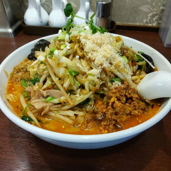 「【夏季限定】冷し李菜担担麺（￥870）」@パンダ 京浜蒲田店の写真