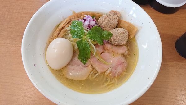 「特製汐蕎麦」@麺処 花火の写真