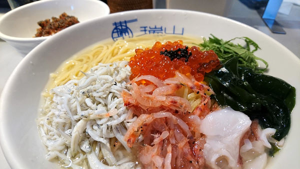 「【昼】限定：海鮮の冷たいあえそば」@中華蕎麦 瑞山（ZUIZAN）の写真