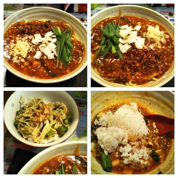 「仮麺式浦和スタミナ+大盛り+冷やしネバネバご飯」@(仮)麺食堂の写真