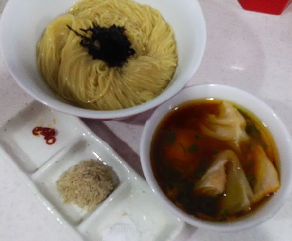 「[特製昆布水醤油つけ麺」@ラーメン星印の写真