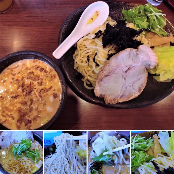 「冷やしごまだれつけ麺　880円」@北海道らーめん ひむろ 浅草店の写真
