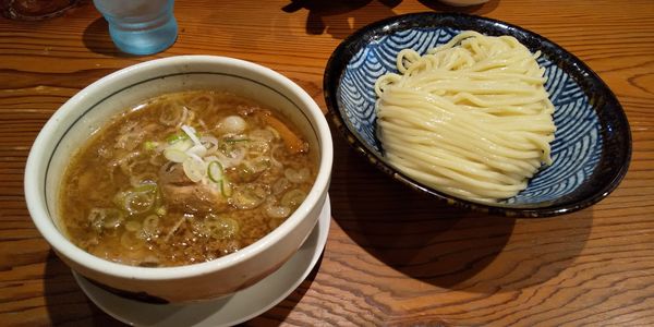 「つけそば醤油」@麺 一直の写真