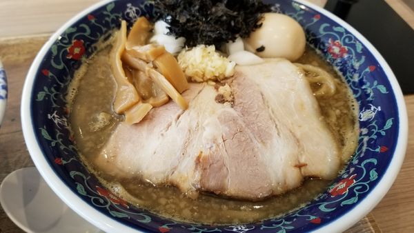 「ニボガッツ　麺大盛　味玉トッピング」@凌駕IDEA イオンモール松本店の写真