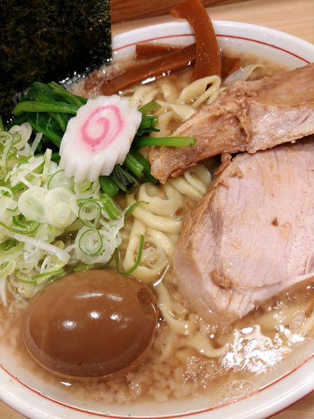 「手揉み中華・味玉増し」@麺や 六等星の写真