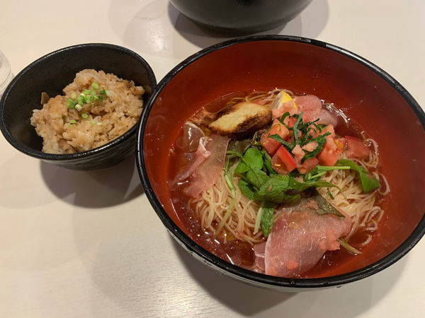 「限定　トマト涼麺」@麺屋 侍の写真