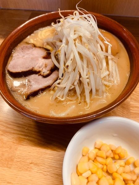 「味噌 800円　コーン 60円　味玉クーポン利用」@味噌っ子 ふっくの写真