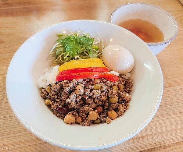 「松阪牛脂の和えつけそば【期間·数量限定】」@麺 㐂色の写真