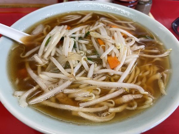 「もやしめん大盛り」@萬来軒の写真