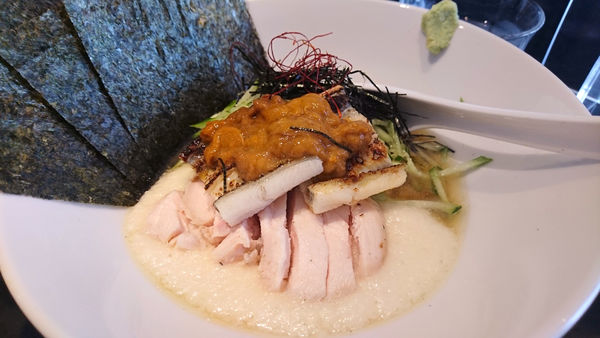 「【昼】限定：穴子の白焼きと雲丹の冷やしとろろそば」@Tonariの写真