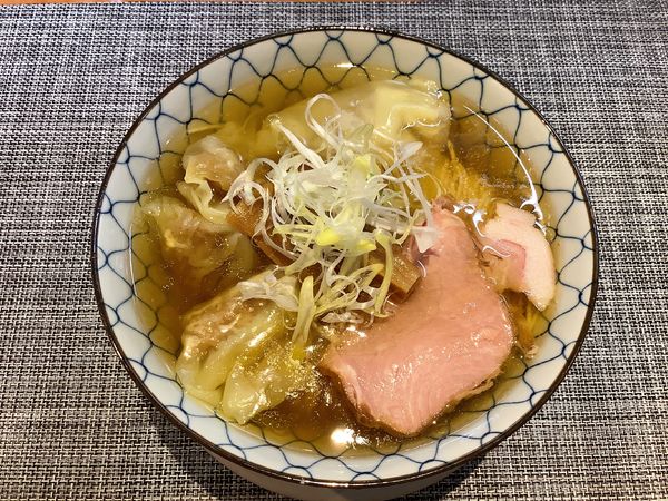 「塩煮干わんたん中華そば」@柴崎亭の写真