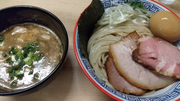 「特製豚骨魚介つけ（こってり）＋中盛」@麺処 有彩の写真