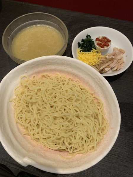 「冷やしつけ麺塩 夏みかん870円」@ラーメン大至の写真