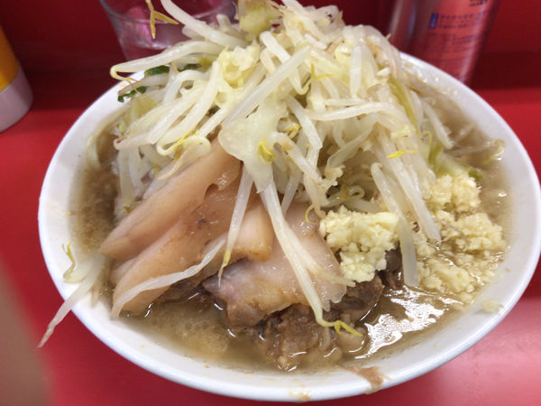 「ぶたラーメン(ニンニク) 700円」@ラーメン二郎 三田本店の写真
