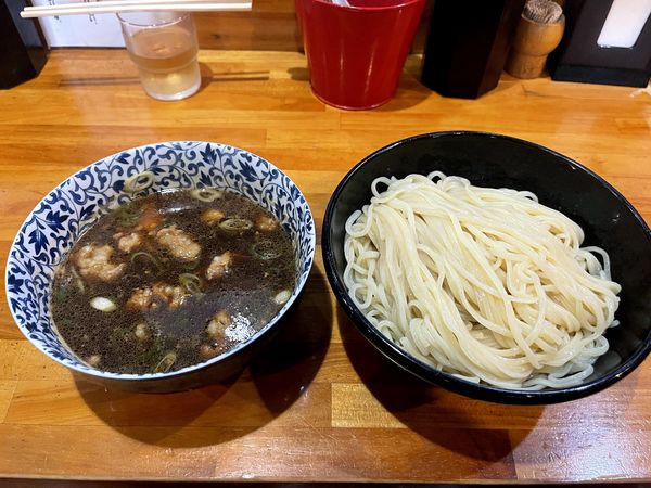 「醤油馬鹿つけ麺」@麺哲支店 麺野郎の写真