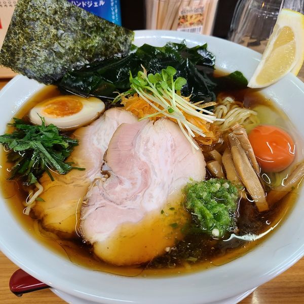 「秋刀魚出汁冷やしそば」@中華そば 半ざわの写真