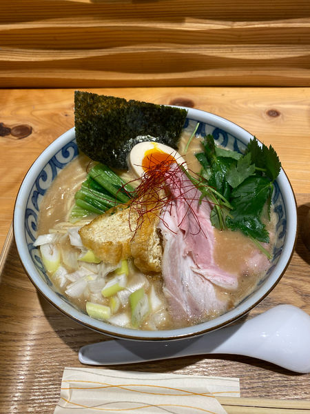 「酒粕濃厚そば➕大盛➕麺固め」@銀座 風見の写真