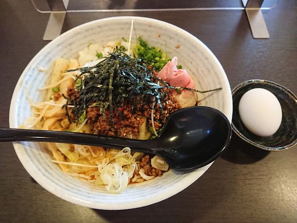 「スタ辛まぜ麺中盛」@麺通 幹づ記の写真