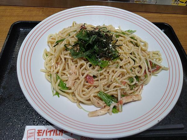 「梅肉と鶏むね肉の冷やしまぜめん」@長崎ちゃんぽん リンガーハット 川越U_PLACE店の写真