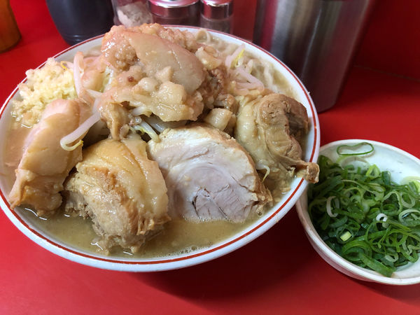 「ラーメン並　豚増し　九条ネギ」@ラーメン二郎 京都店の写真