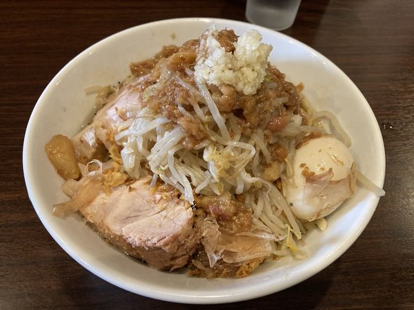 「汁なし＋味玉＋豚1枚追加」@ピコピコポンの写真