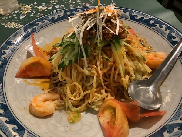 「冷え冷え担々麺　1045円」@紫福庵の写真