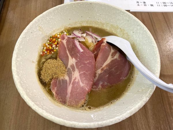 「特濃煮干しらーめん ８８０円」@麺のhacoの写真