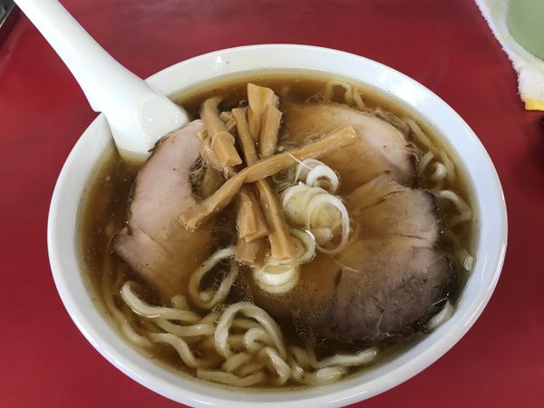 「チャーシュー麺普通　味濃いめ」@一品香 駅南店の写真