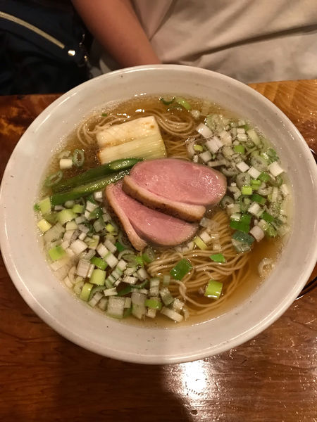 「鴨と焼き葱の和soba 900円」@和食と日本酒 大塚・みや穂の写真