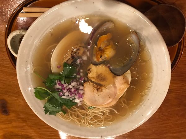 「はまぐりの潮soba 1,000円」@和食と日本酒 大塚・みや穂の写真