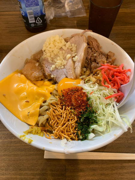 「まぜそば300g」@男気らーめん アカギの写真