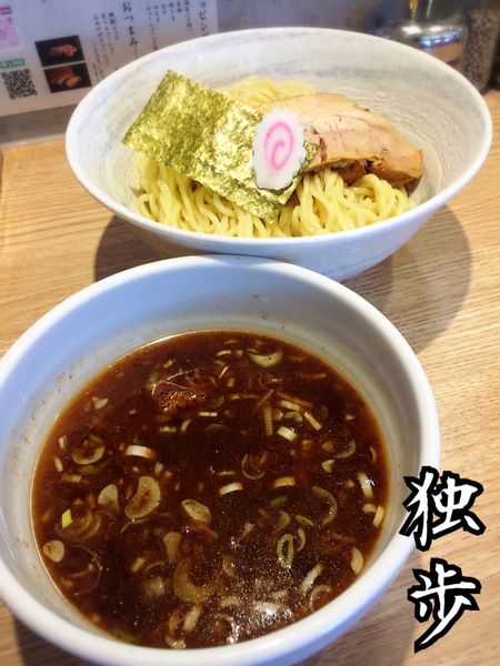 「つけそば(醤油)￥850」@麺や独歩 昭島本店の写真