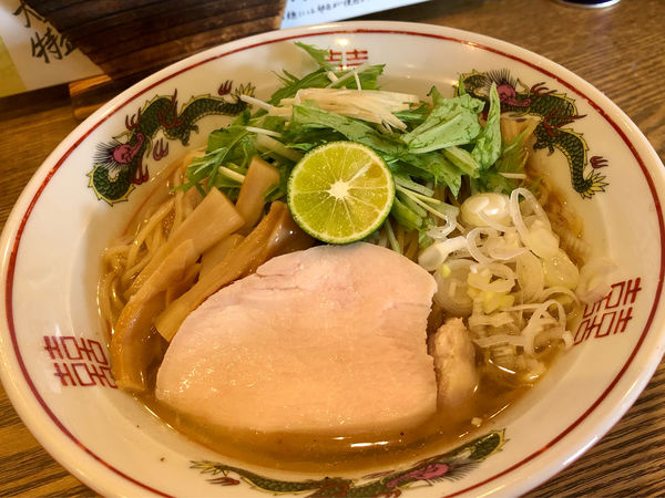 「すだち塩冷やし中華」@中華そば 芥子の華の写真