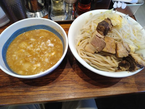 「つけ麺　野菜」@雷 北松戸本店の写真