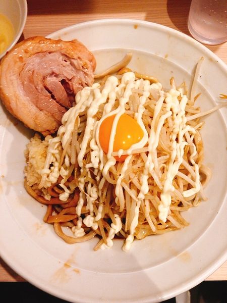 「ラーメン汁無し」@麺屋 味方の写真