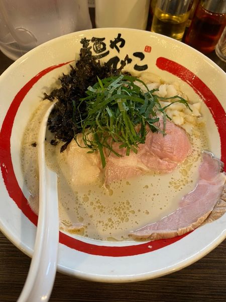 「【限定】サバと大葉のそば　１０５０円」@麺や でこの写真