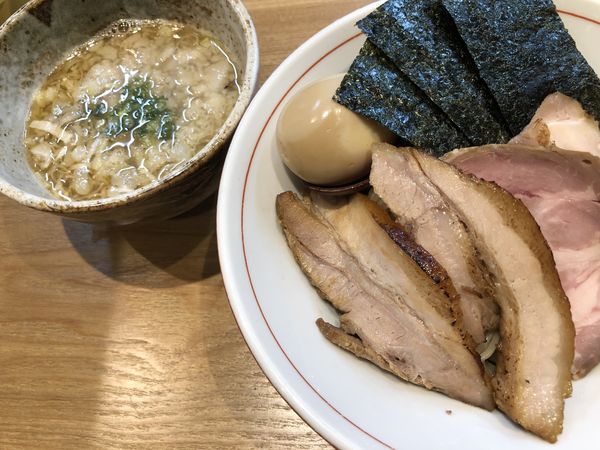 「特製焼干し淡麗つけ蕎麦 塩(限定)」@(SCLabo)の写真