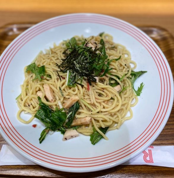 「【限定】梅肉と鶏むね肉の冷やしまぜめん　６９０円」@リンガーハット YOKOHAMA PREMIUM 横浜西口店の写真